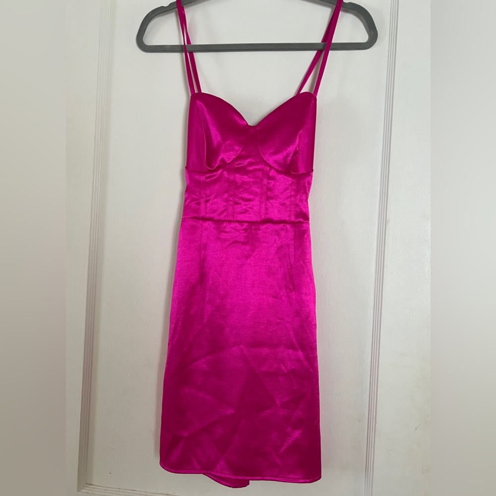 XS small hot pink mini dress💕🥂